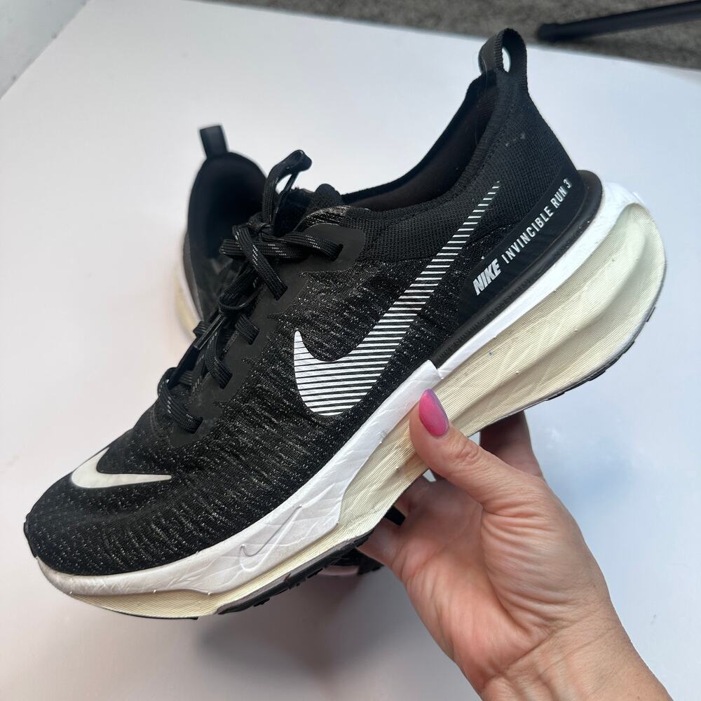 Nike Invincible Run Black Flyknit 3 Sneakers